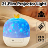 Crown Galaxy Projector 21 In 1 Light Lamp Night For Kids Usb Powered Led Decoration Toddler Projection Atmosphere Happy Birthday