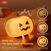 Pumpkin Night Light Cute Soft Silicone Safe Lamp Decorations Timing Dimmable Bedside Decor Kids Babies Halloween Gifts