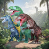 T REX  Dinosaur Series Alien Rabbit Inflatable Clothing Mascot Anime Character Cosplay Adult Cartoon Funny Set